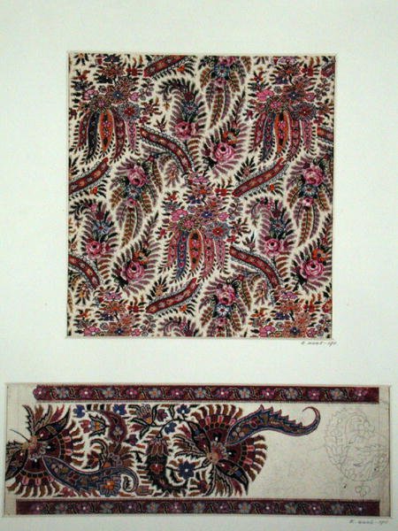 Fabric Designs for Paisley Shawls, c.1871 by George Charles Haite