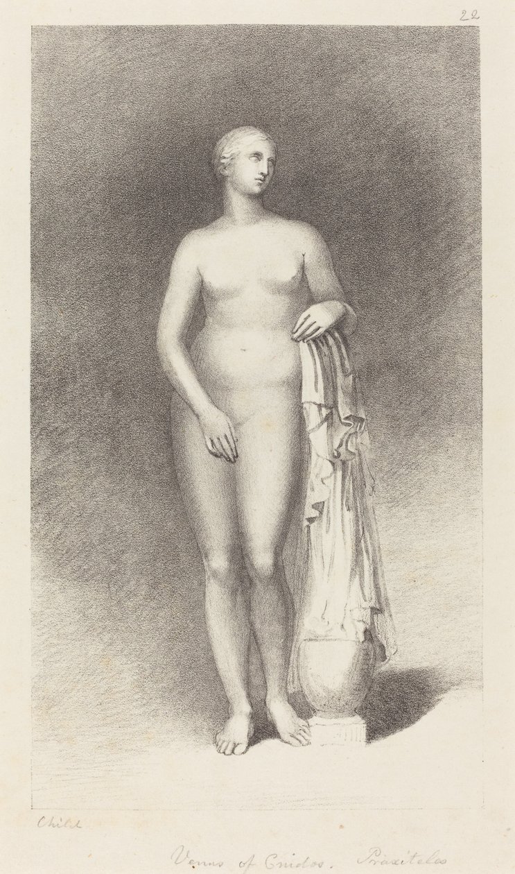 Venus of Cnidos by George Childs after John Flaxman