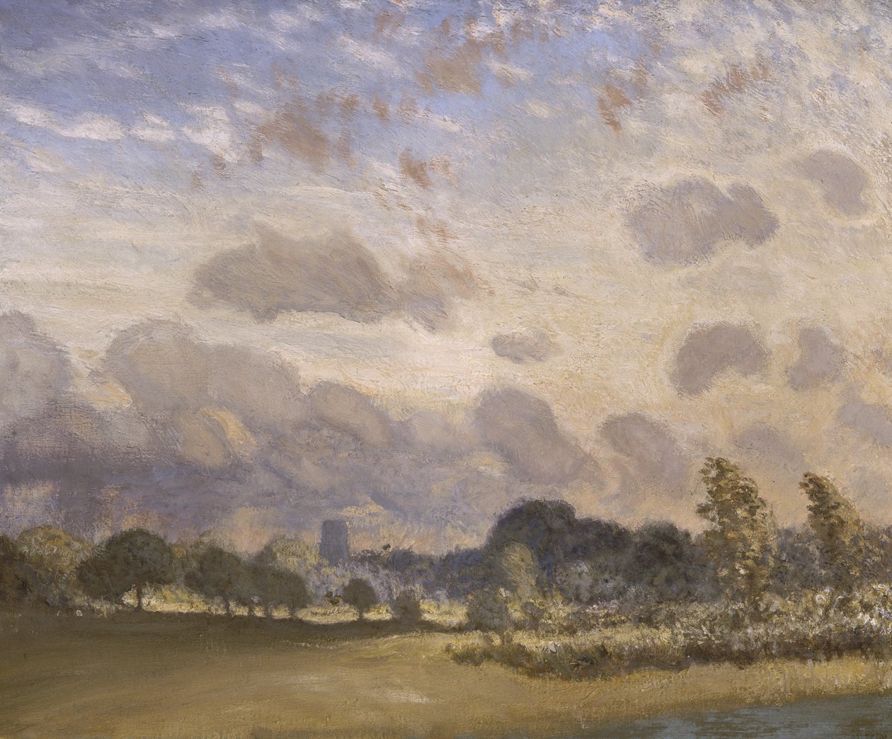 Clavering Church by George Clausen