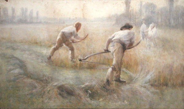 Scything by George Clausen