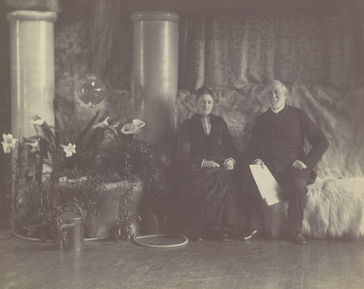 Mr. and Mrs. Charles E. Tiffany in Louis C. Tiffany