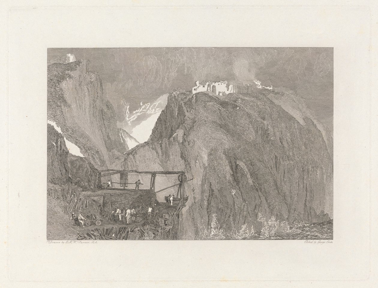 Tintagel Castle, Cornwall by George Cooke