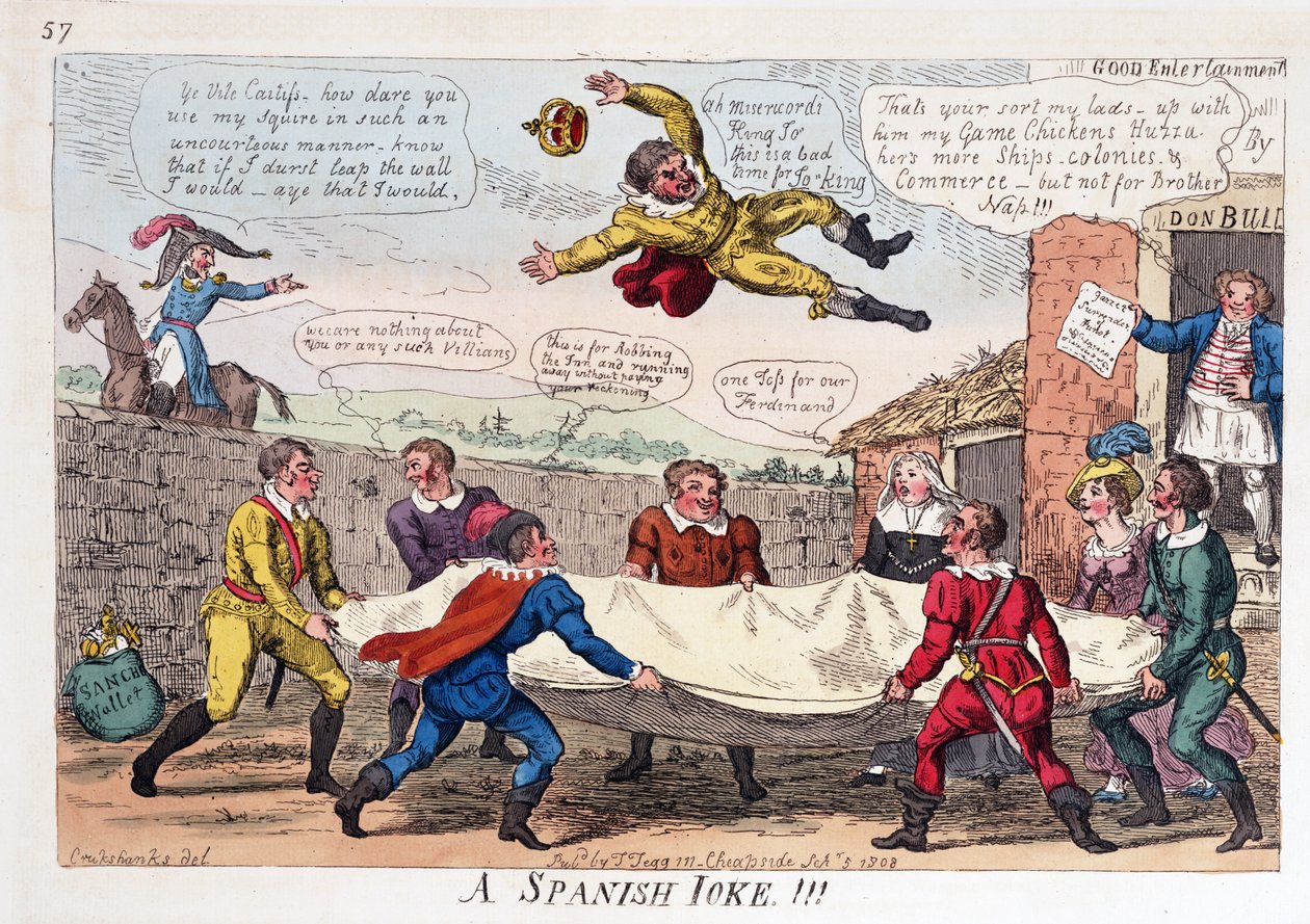 A Spanish Joke by George Cruikshank