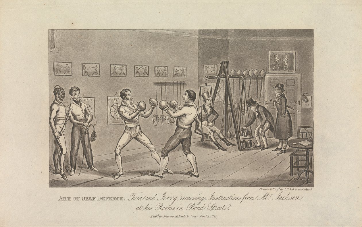 Art of Self Defense by George Cruikshank