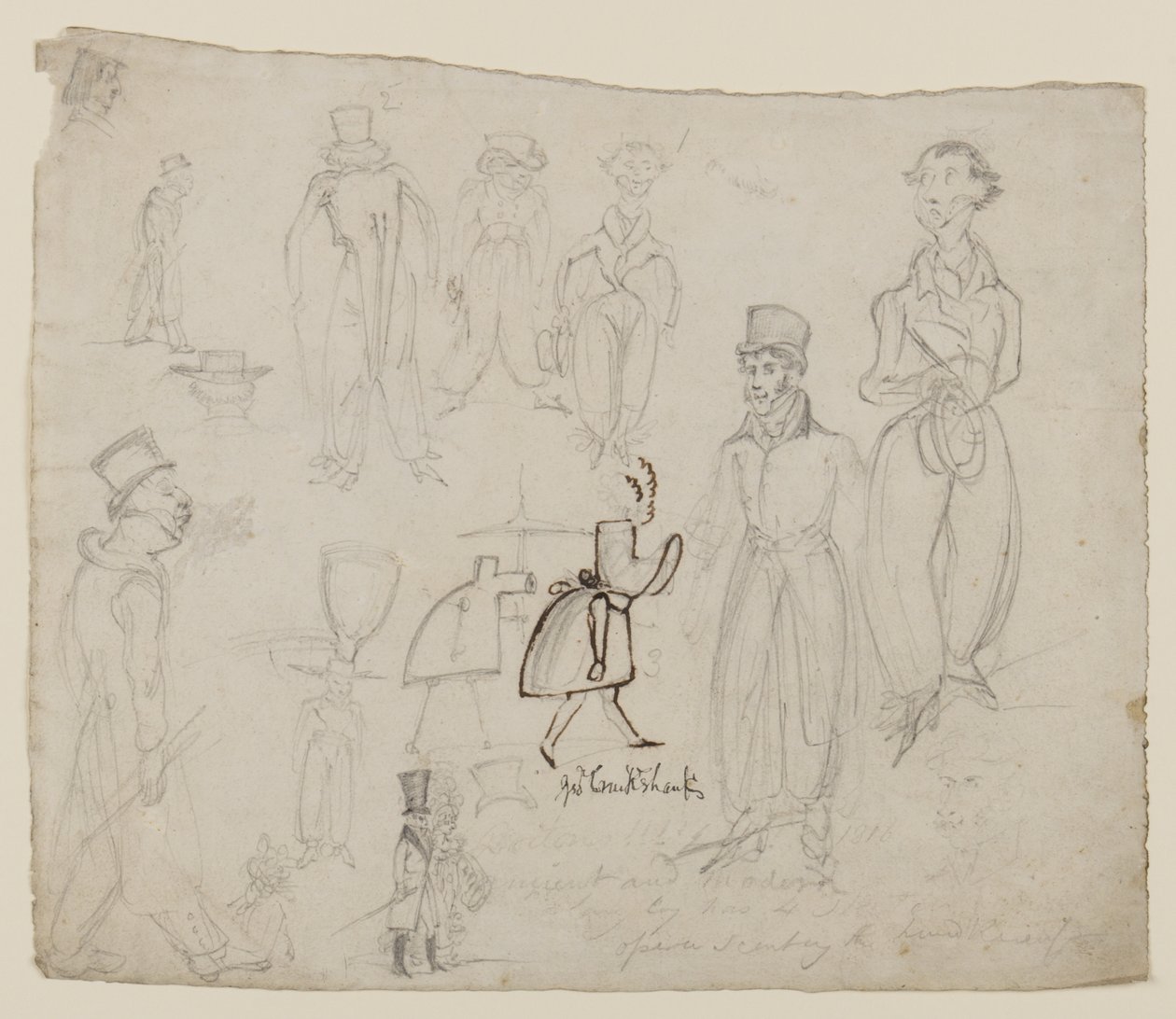 Character studies by George Cruikshank