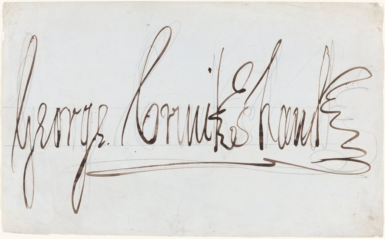 George Cruikshank (decorative signature) by George Cruikshank