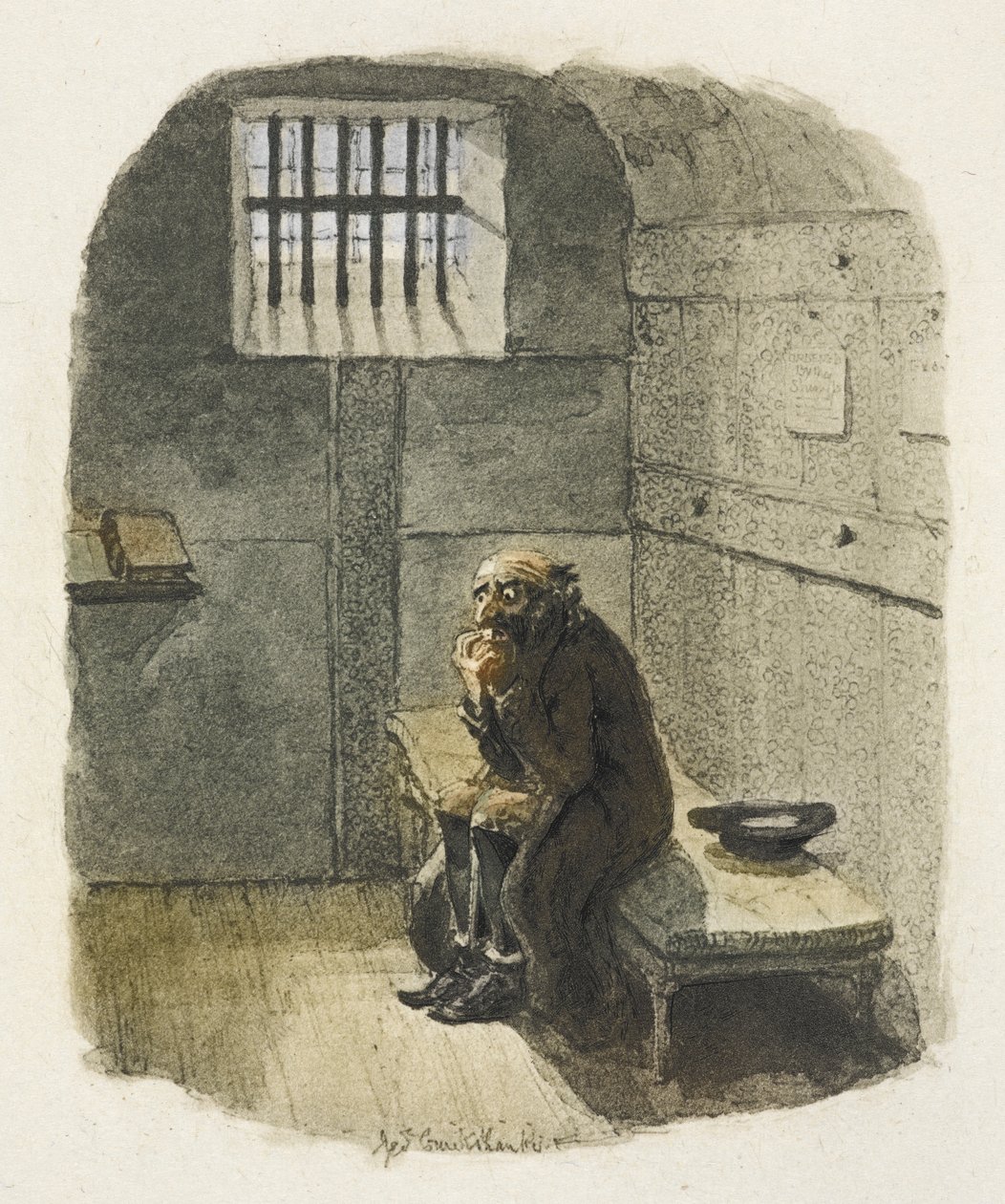 Illustration for "Oliver Twist" by George Cruikshank