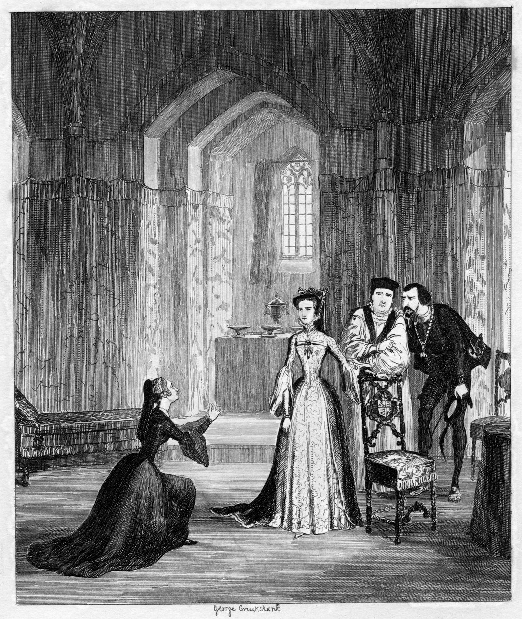 Lady Jane Grey Imploring Queen Mary to Spare Her Husband's Life, 1554