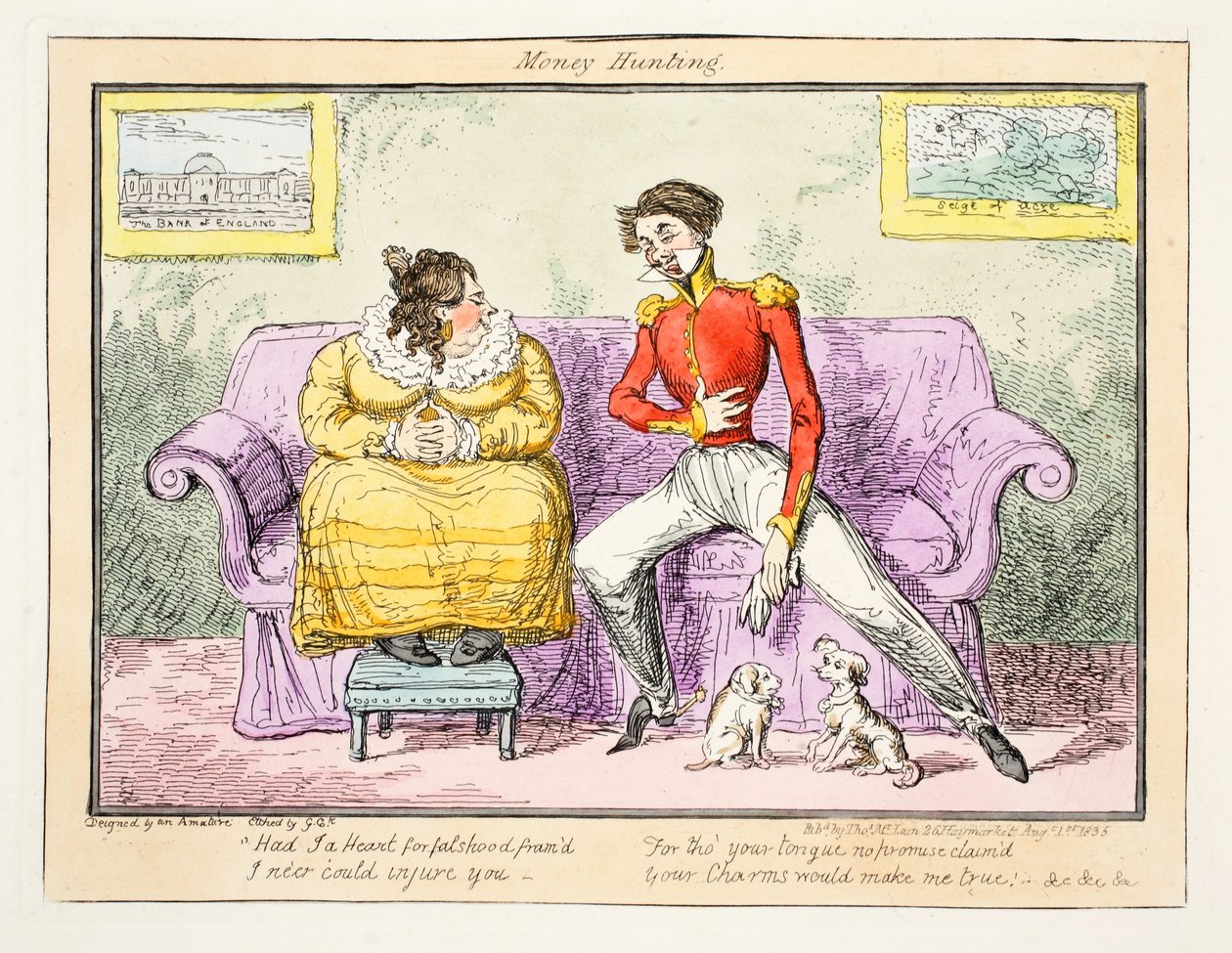 Money Hunting by George Cruikshank