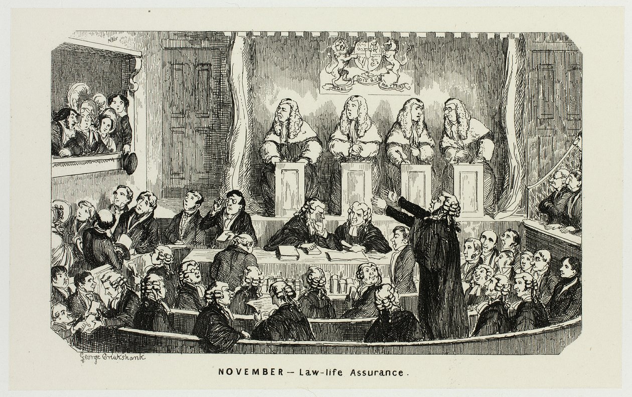 November - Law-Life Assurance from George Cruikshank