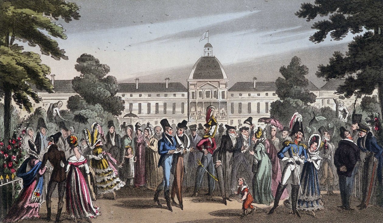 Promenade au Jardin des Tuileries - in 