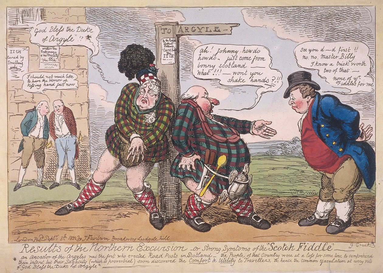Results of the Northern Excursion, 1822 by George Cruikshank