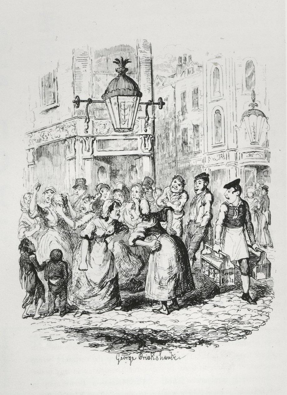 Seven Dials by George Cruikshank