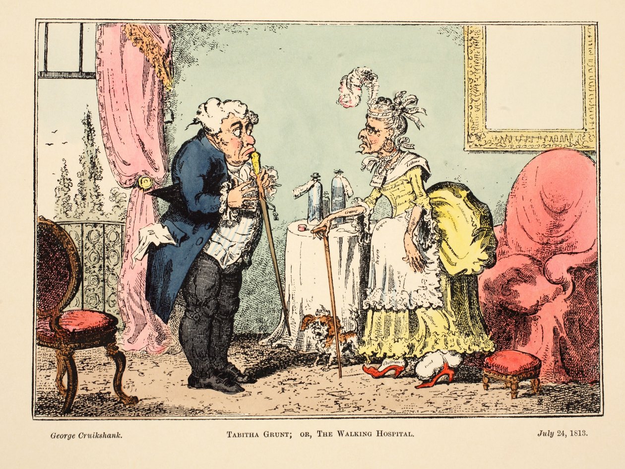 Tabitha Grunt; or, The Walking Hospital by George Cruikshank