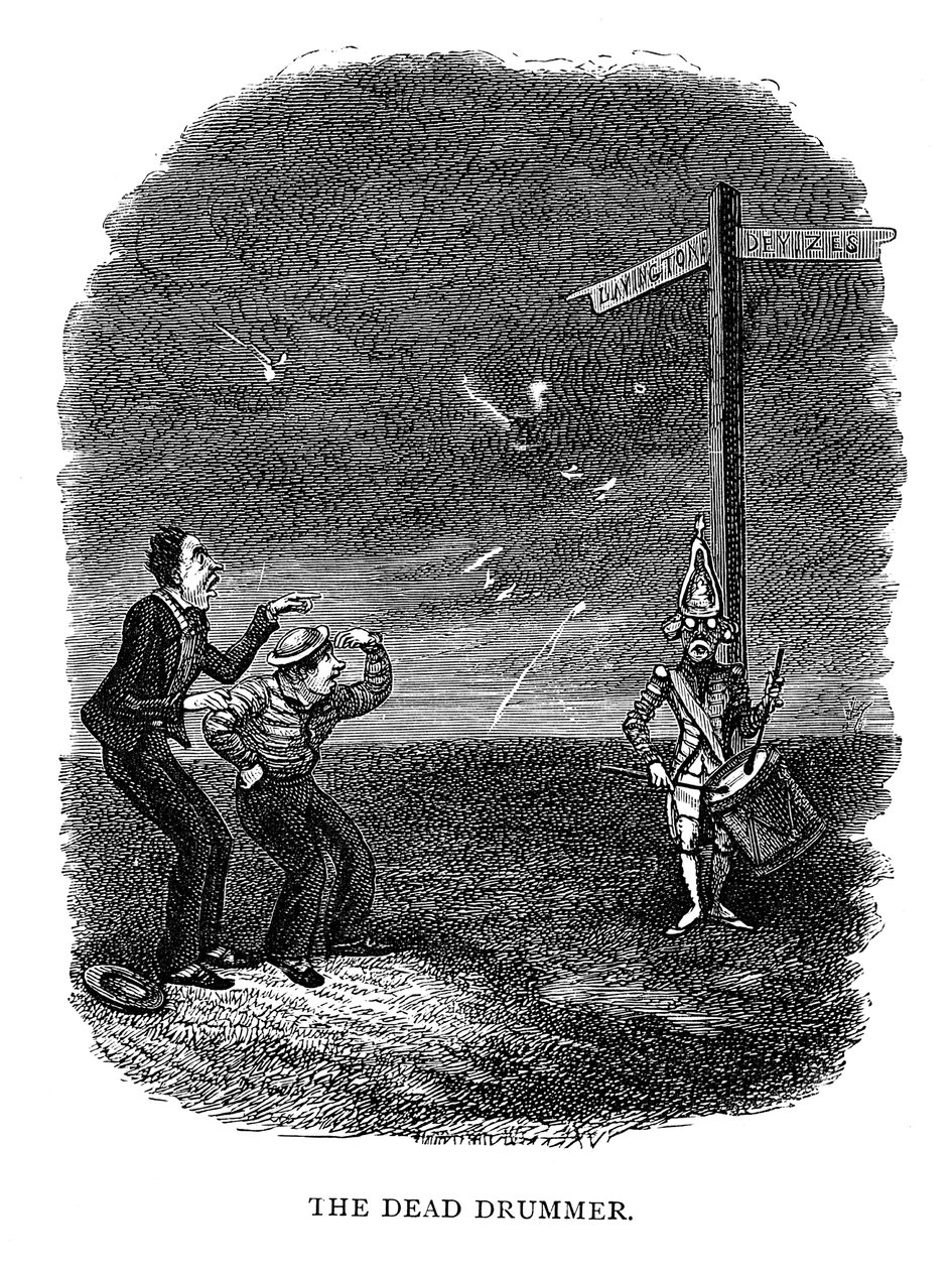 The Dead Drummer, 1840 by George Cruikshank