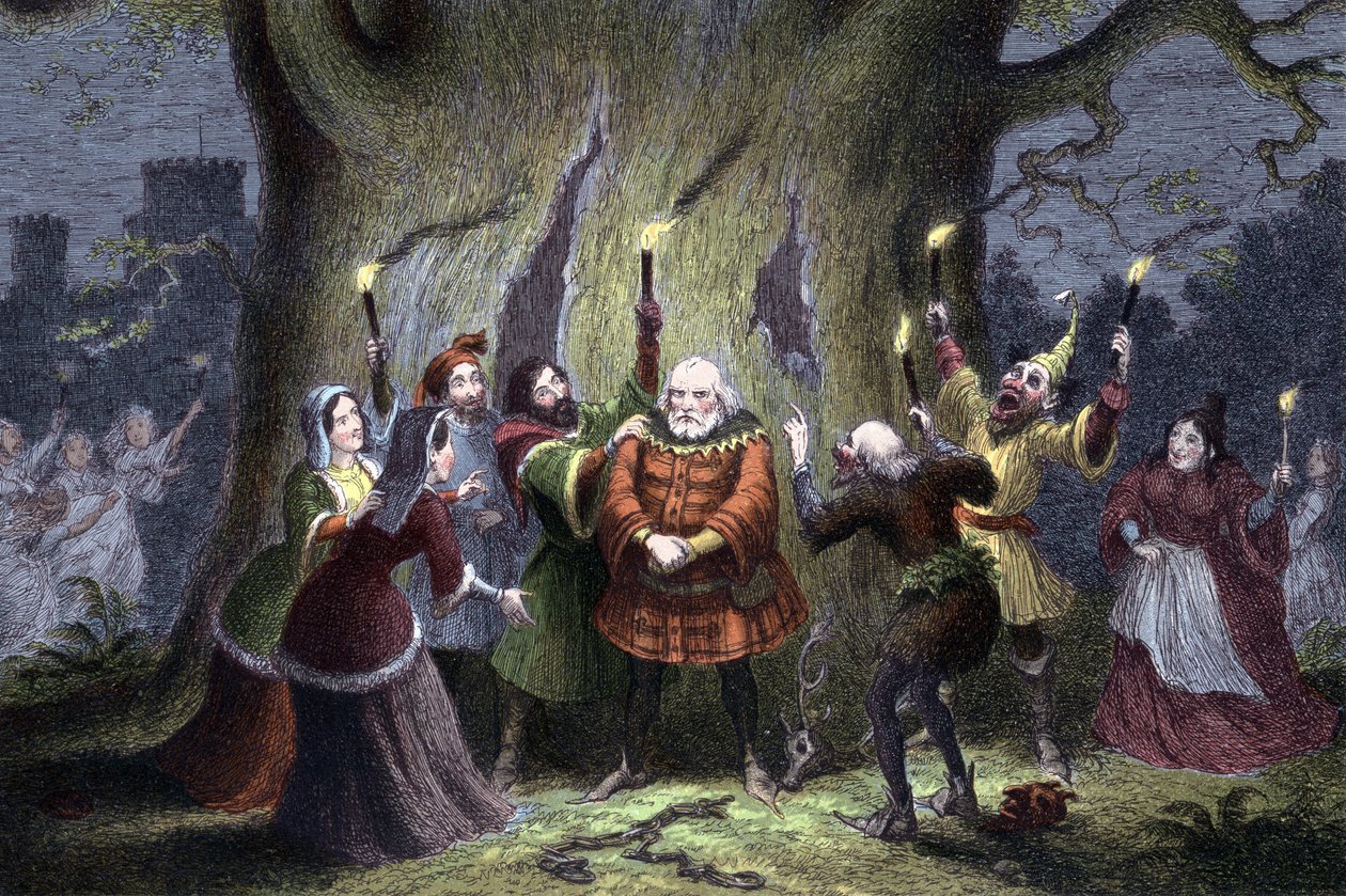 The Merry Wives of Windsor (Illustration of Falstaff) by George Cruikshank