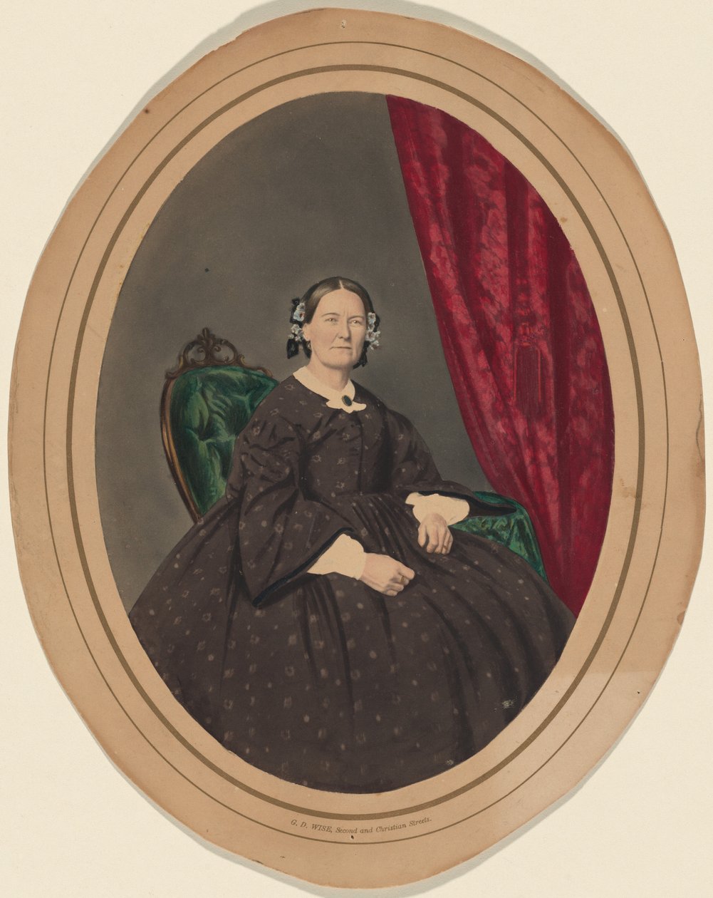 Sophie Hartman, 1860s by George D. Wise