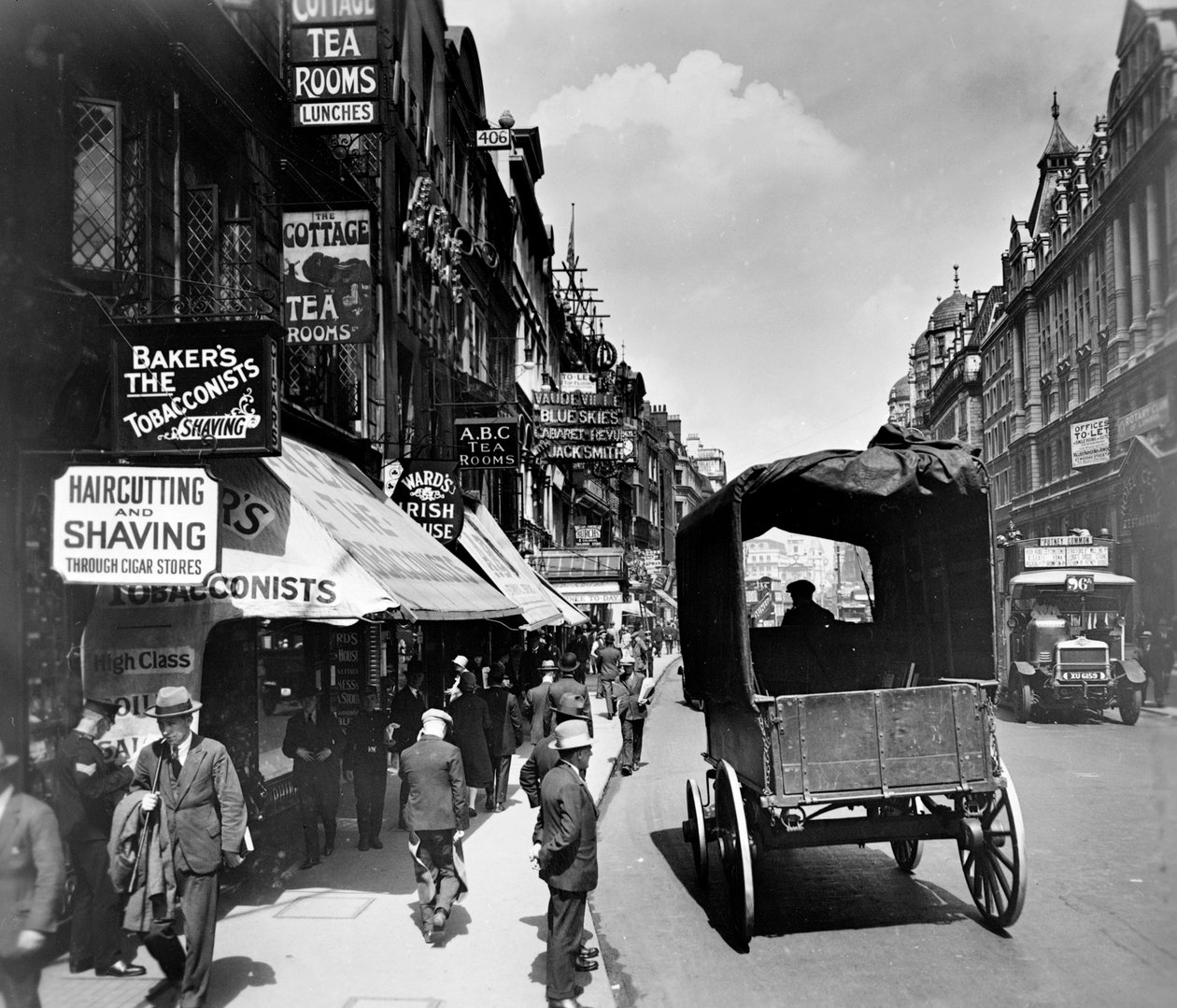 The Strand Looking East, Westminster, London by George Davison Reid