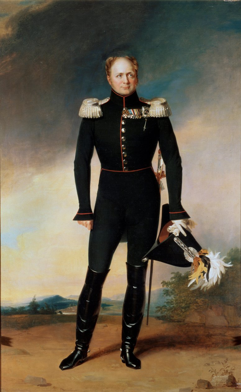 Portrait of Emperor Alexander I by George Dawe