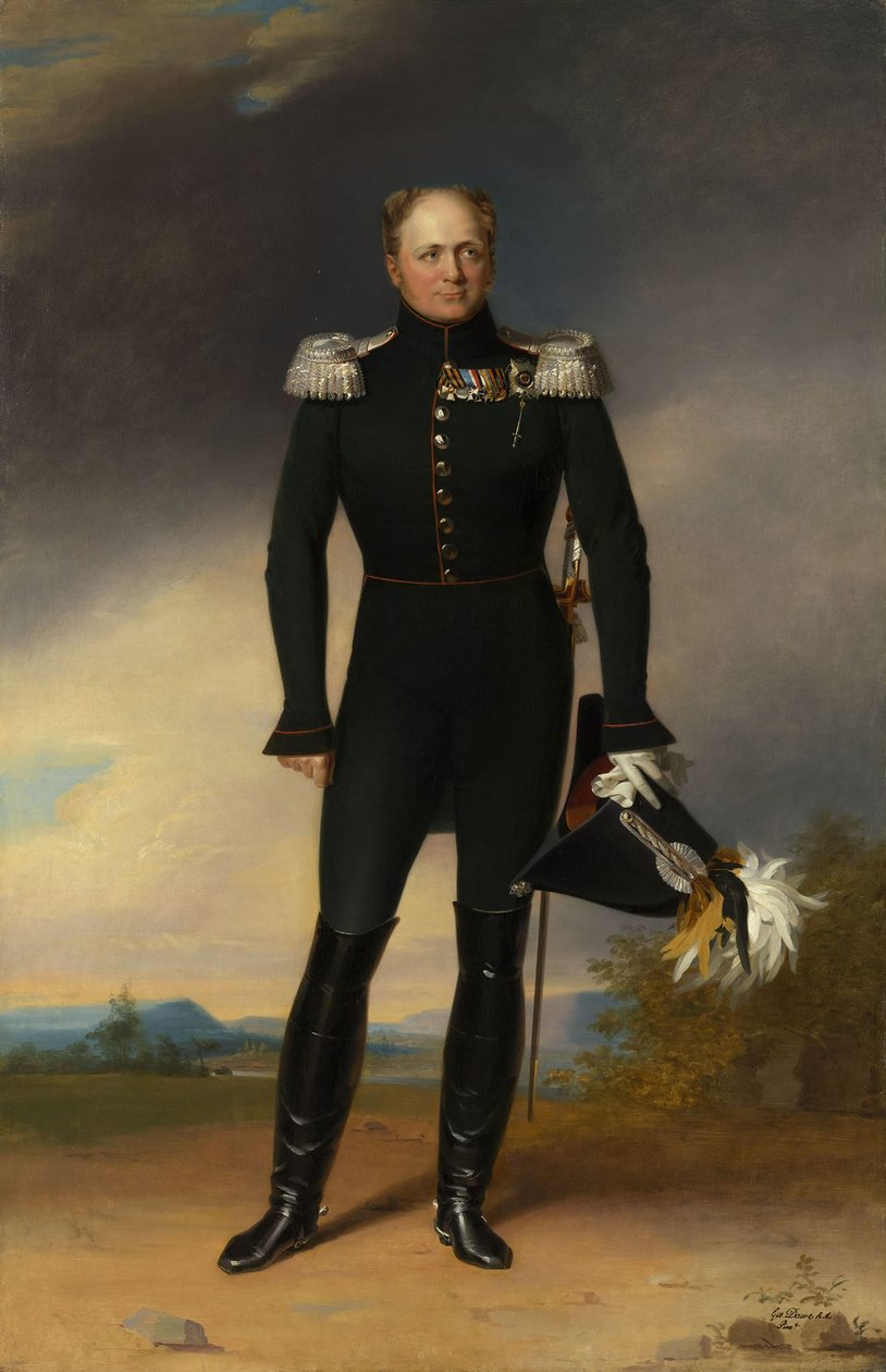 Portrait of Emperor Alexander I of Russia by George Dawe