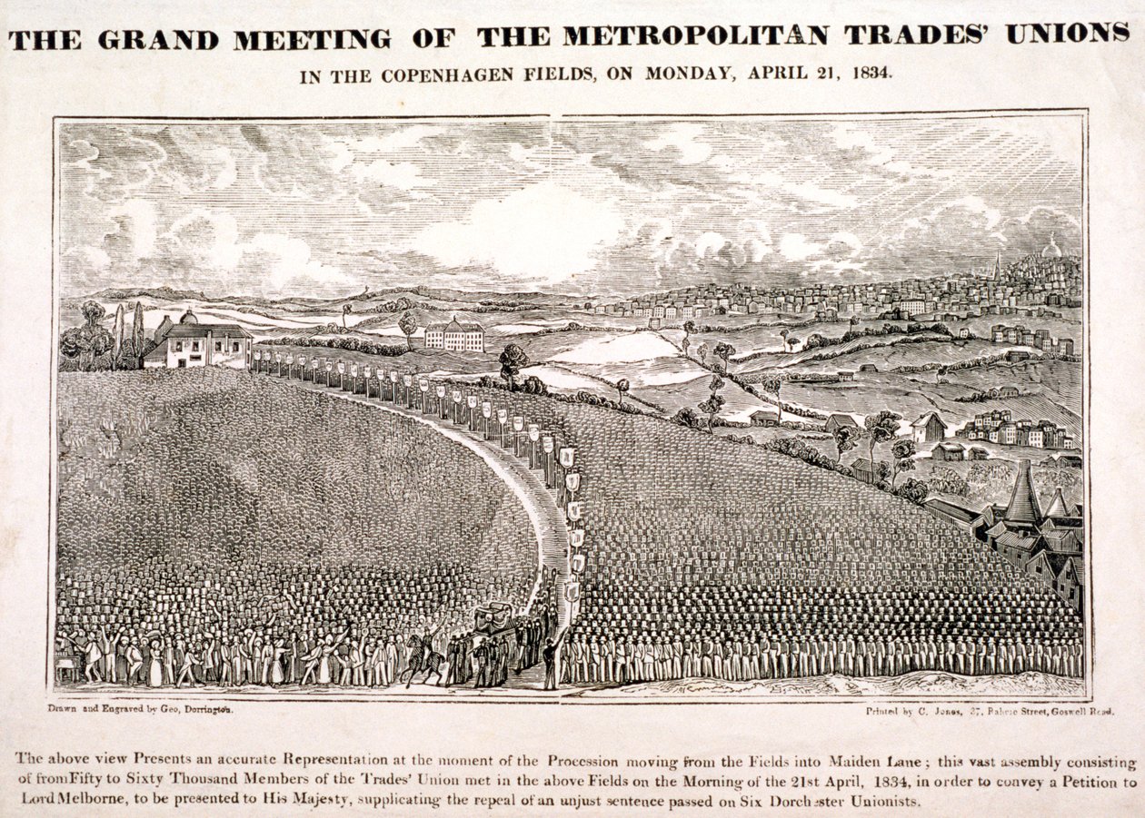 Copenhagen Fields, Islington, London by George Dorrington