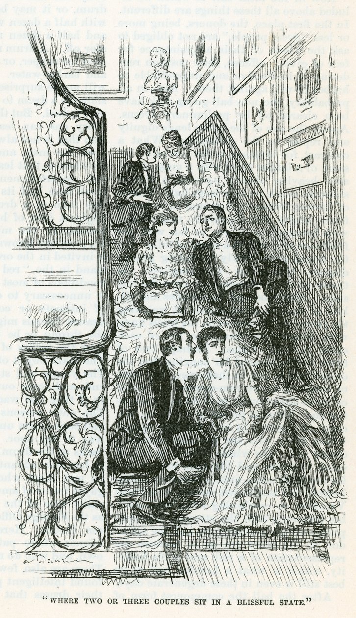 Sitting It Out by George Du Maurier