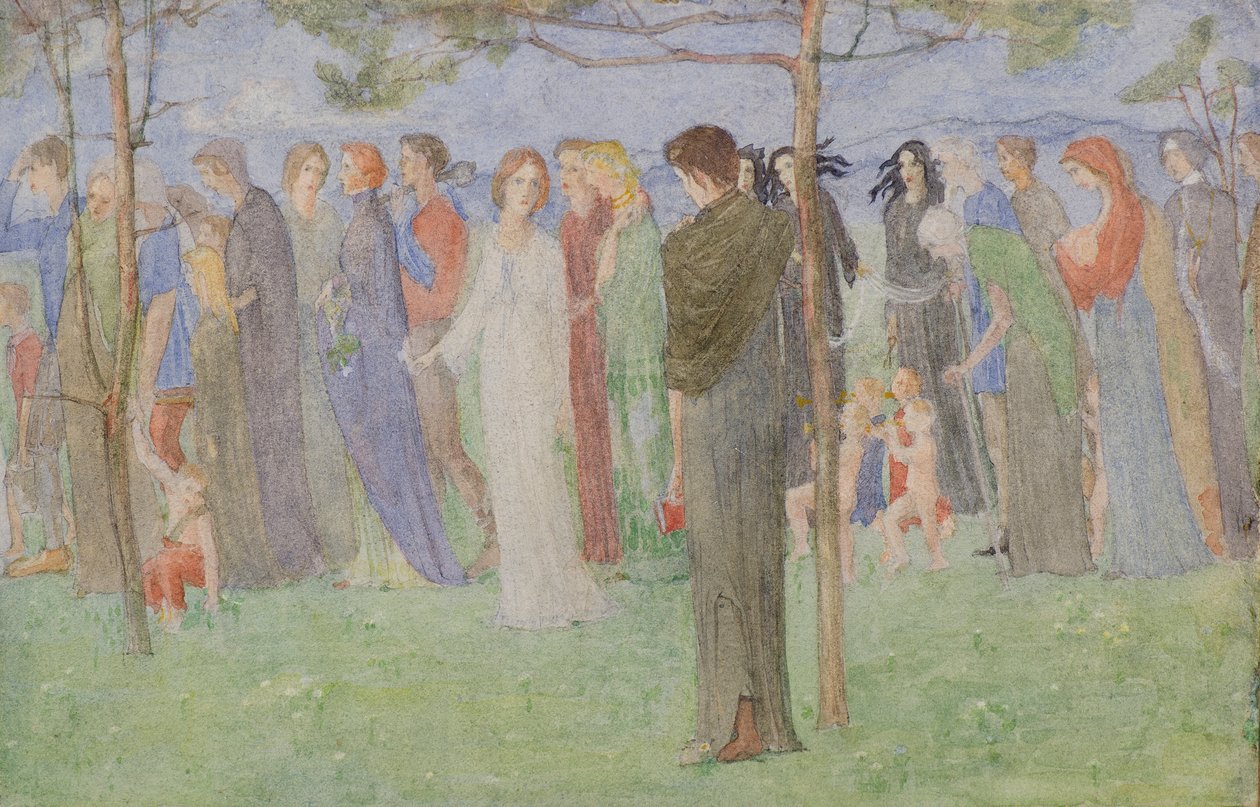A Procession, c.1898 by George Dutch Davidson