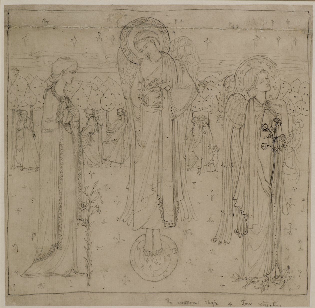 The Wondrous Shape of Love Retreating, c.1898-1901 by George Dutch Davidson