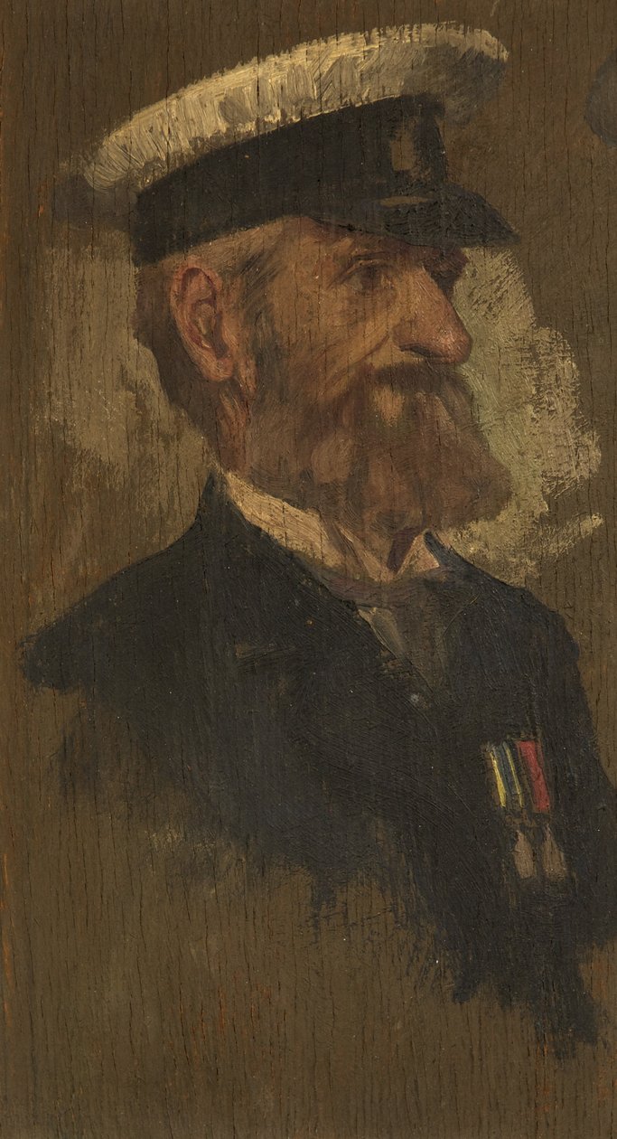 Portrait of E. Gillard, R. Bgde., c. 1920 by George Edmund Butler