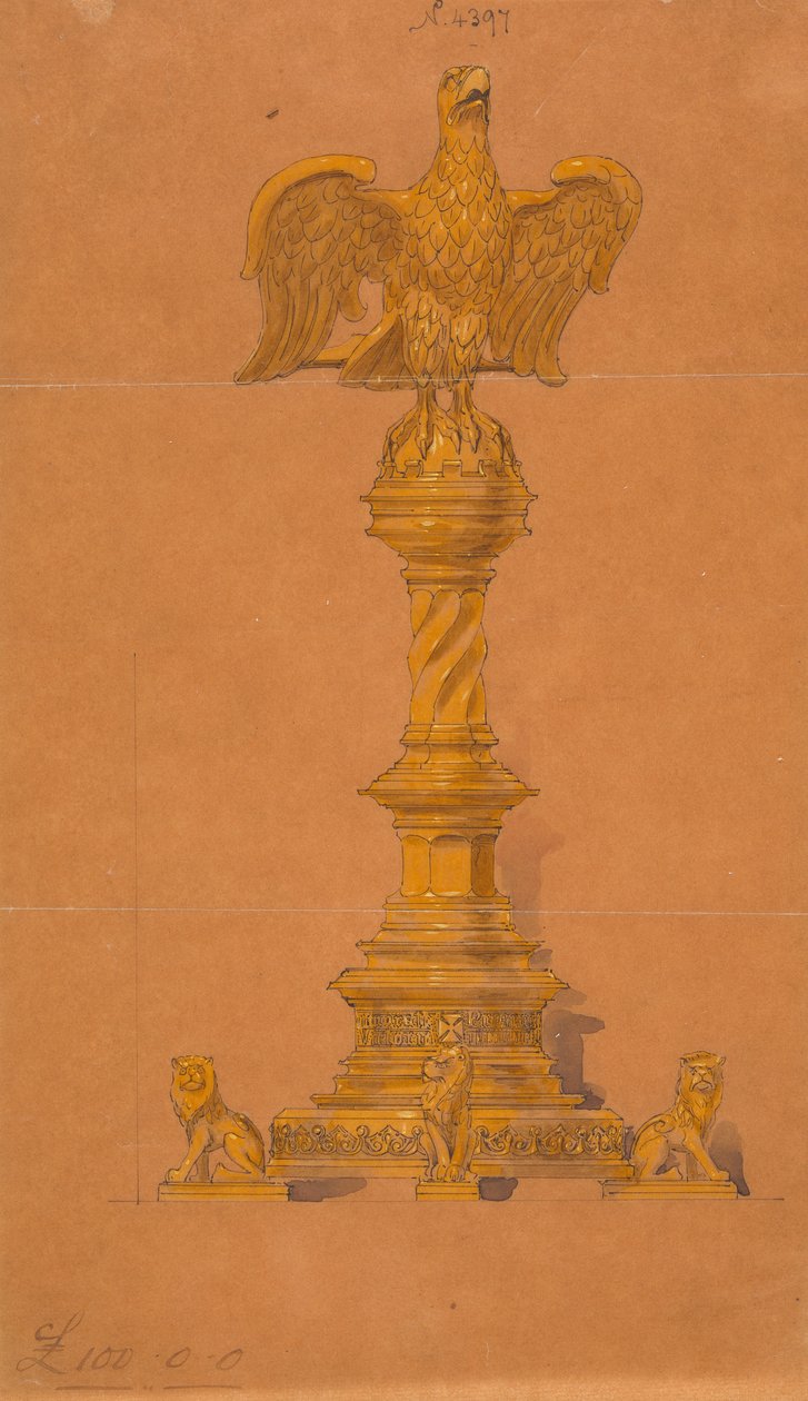 Designs for Jones and Willis, Metal and Wood-Workers and Church Furniture Manufacturers of Birmingham and London by George Edmund Street
