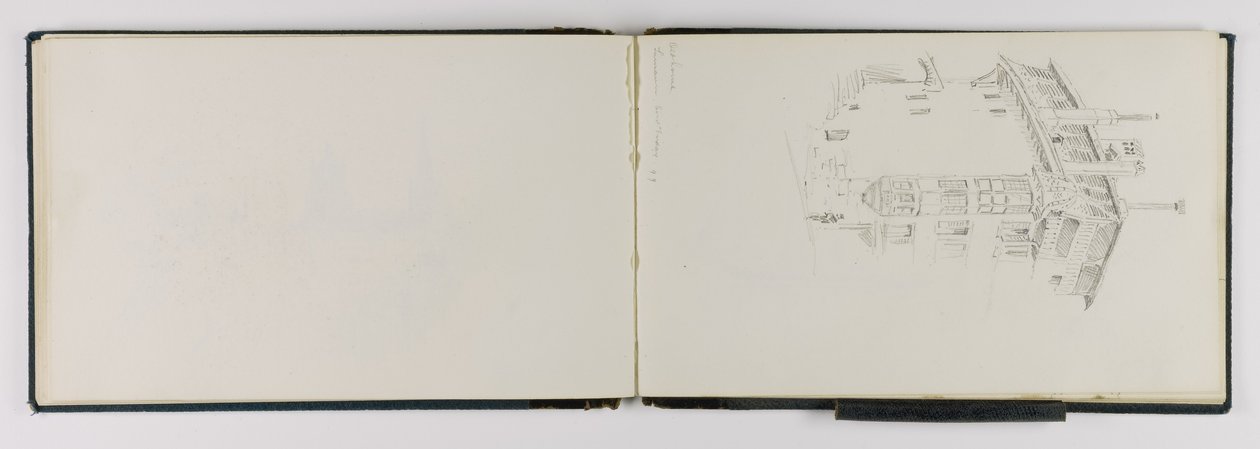 Old House, Lausanne (Sketchbook) by George Elbert Burr