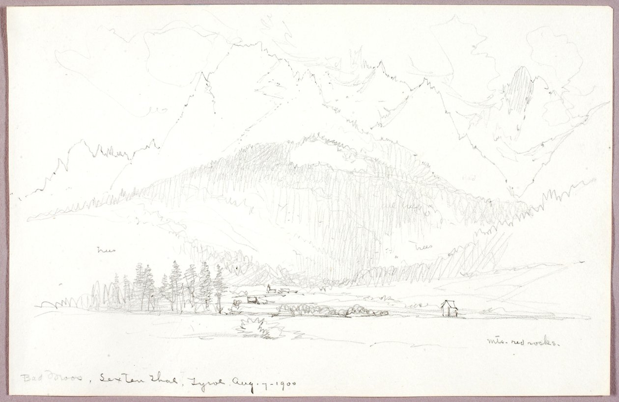 Bad Moos, Sexten Thal, Tyrol by George Elbert Burr