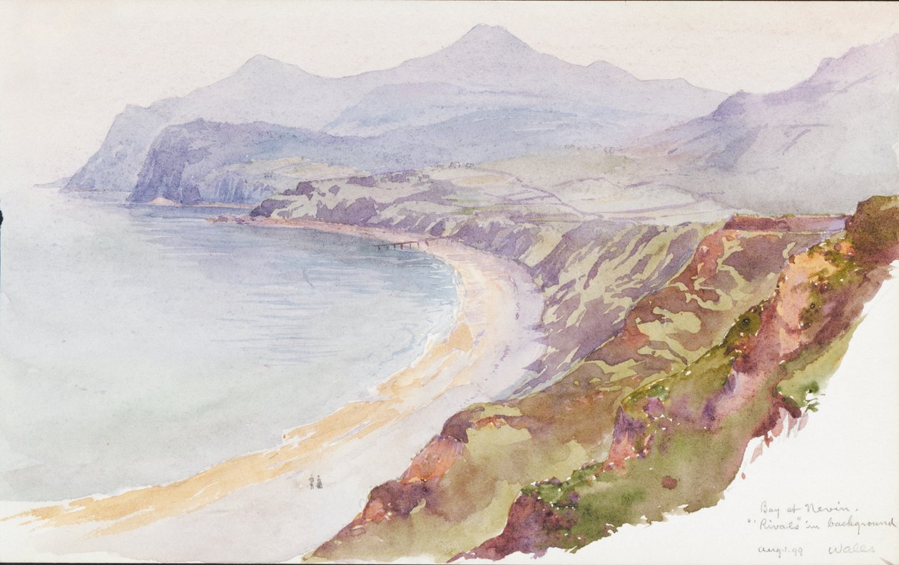 Bay at Nevin, Wales, 1899 by George Elbert Burr