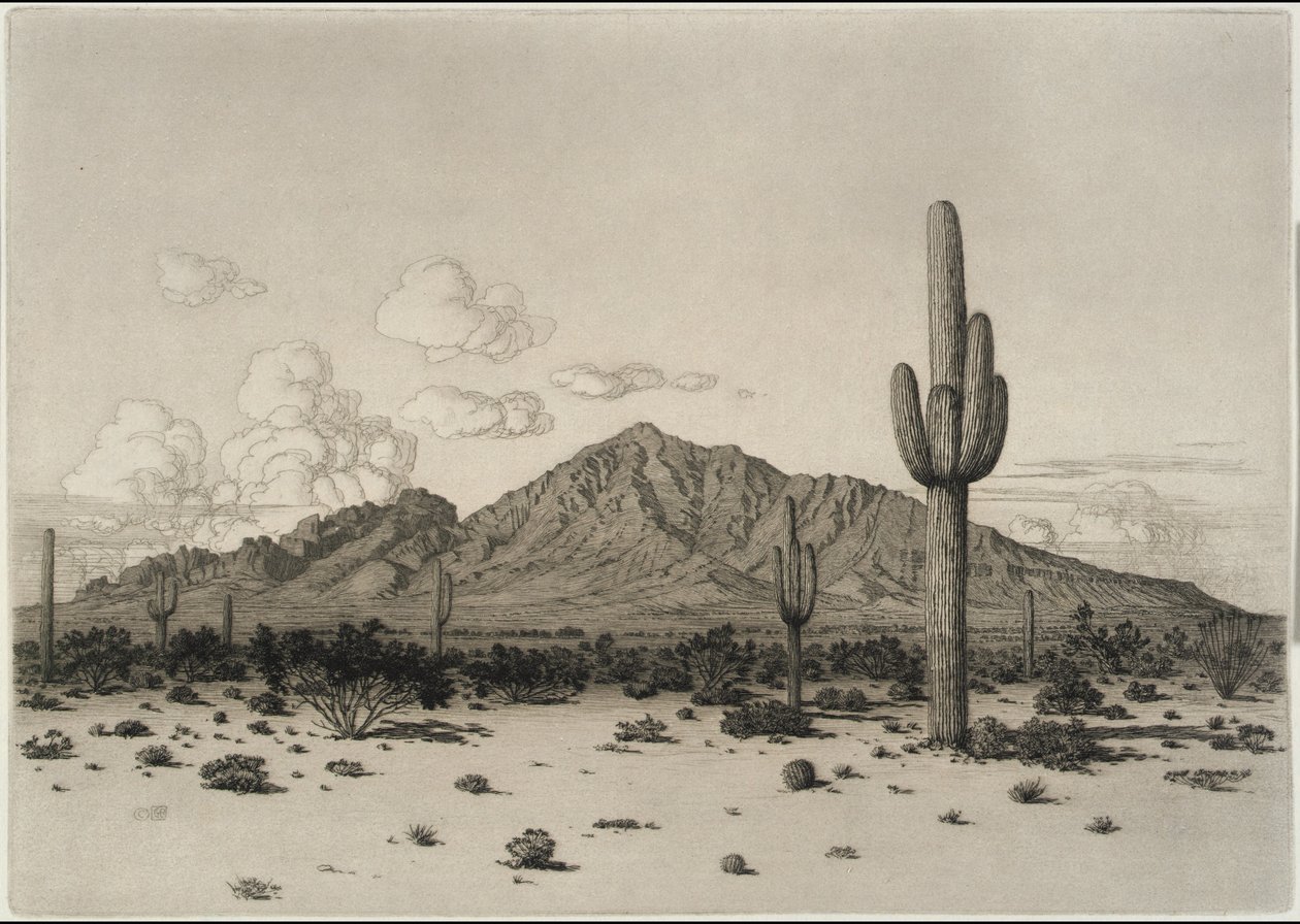 Camelback Mountain, Phoenix by George Elbert Burr