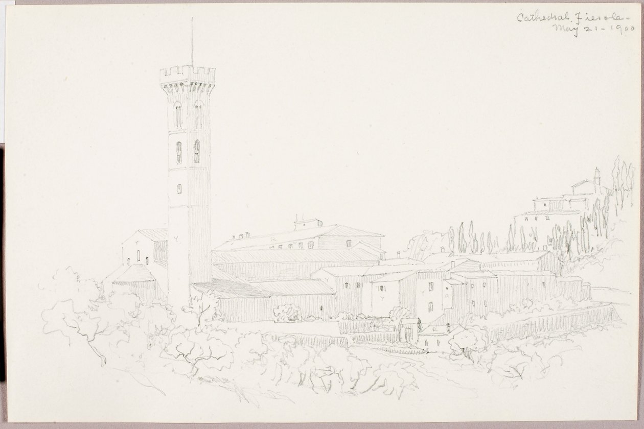 Cathedral, Fiesole by George Elbert Burr