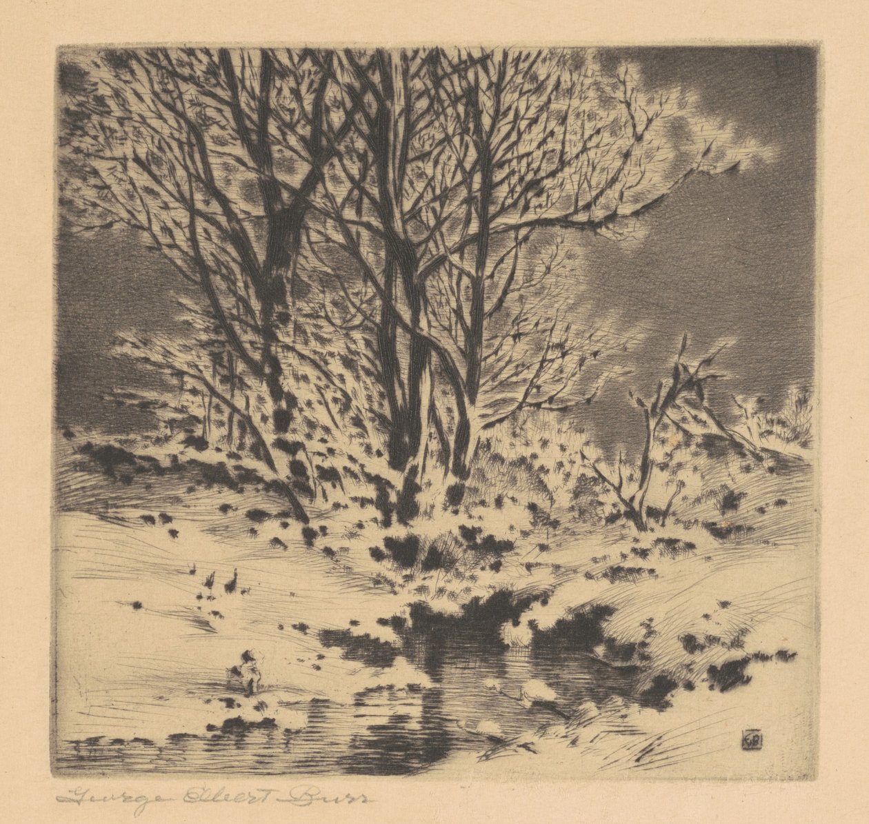 First Snow (No. 1) by George Elbert Burr