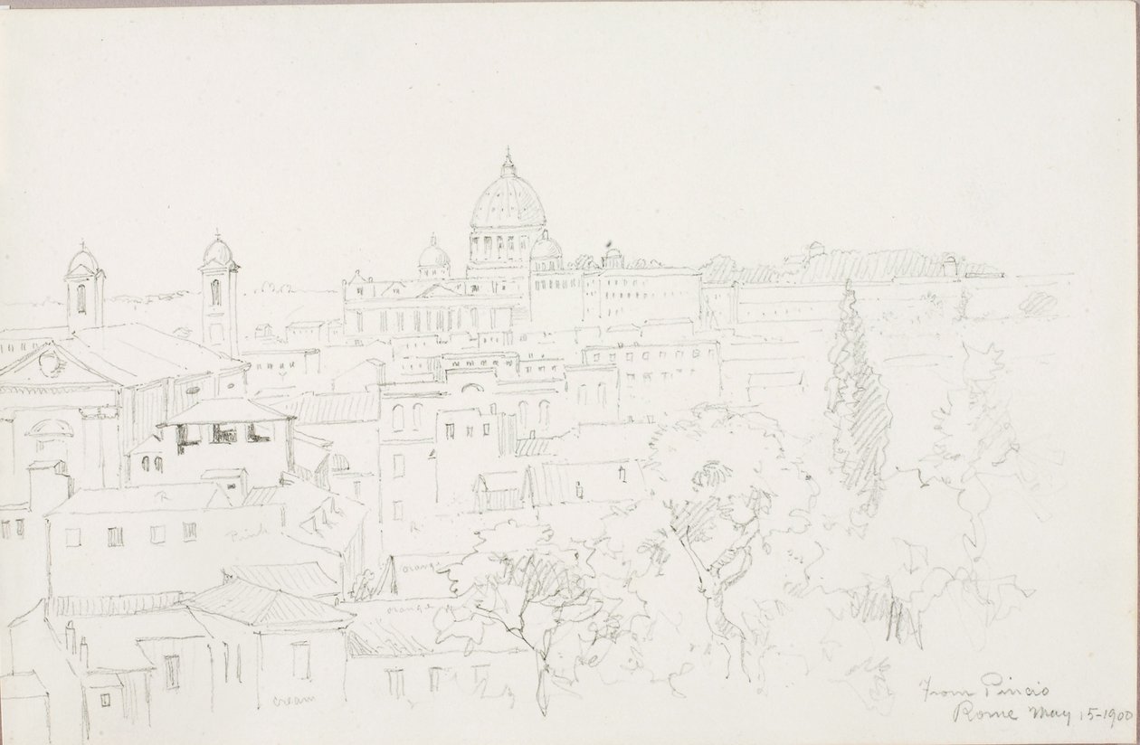 From Pincio, Rome by George Elbert Burr