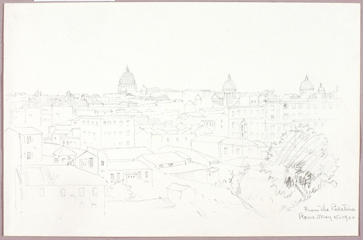 From the Palatine, Rome by George Elbert Burr