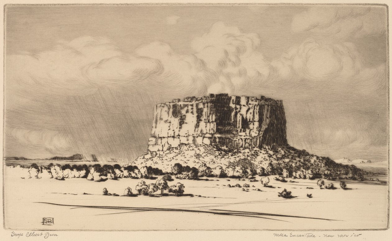 Mesa Encantada, New Mexico (no. 2) by George Elbert Burr