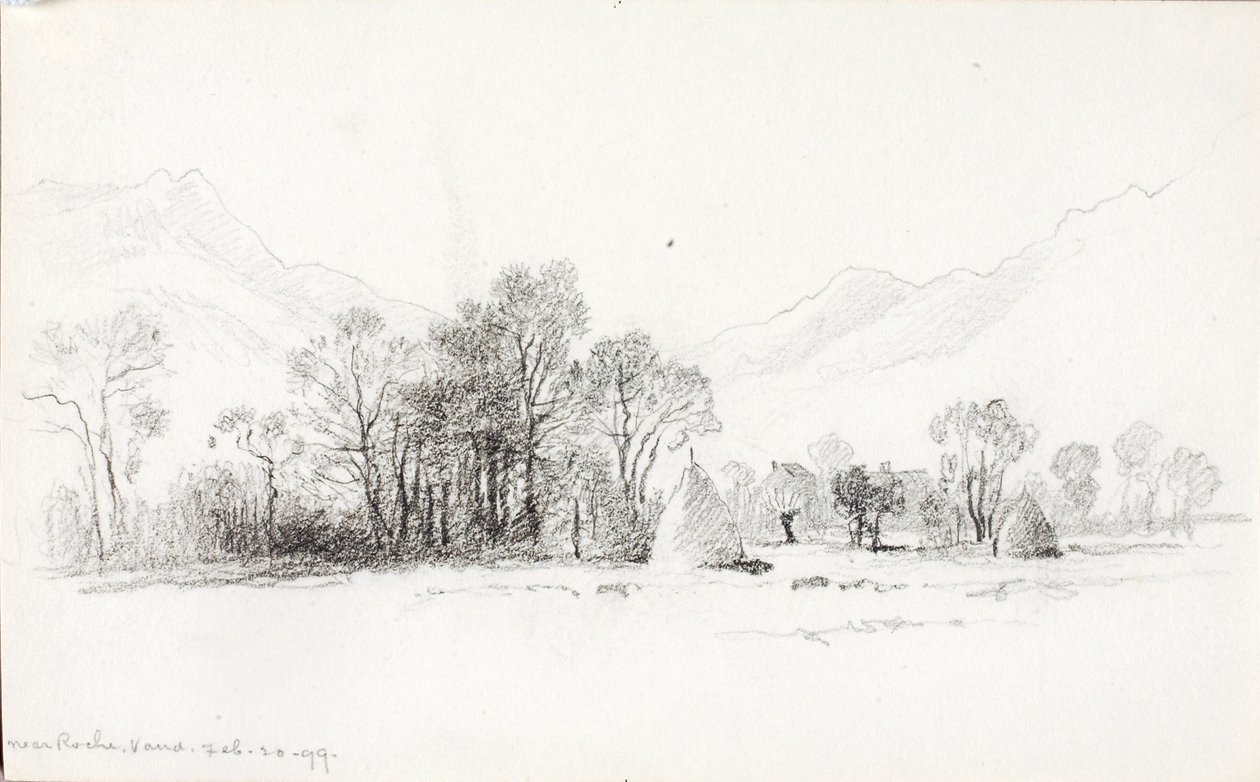Near Roche, Vaud by George Elbert Burr
