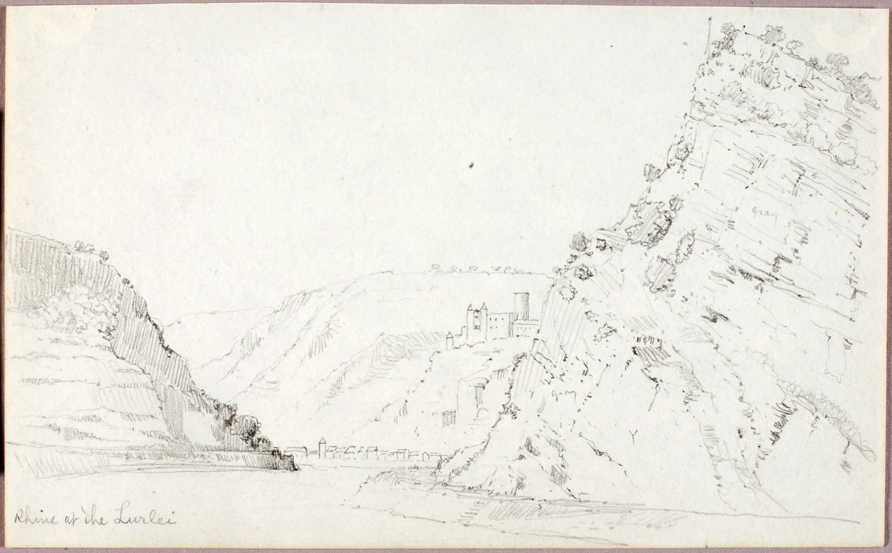 Rhine at the Lorelei by George Elbert Burr
