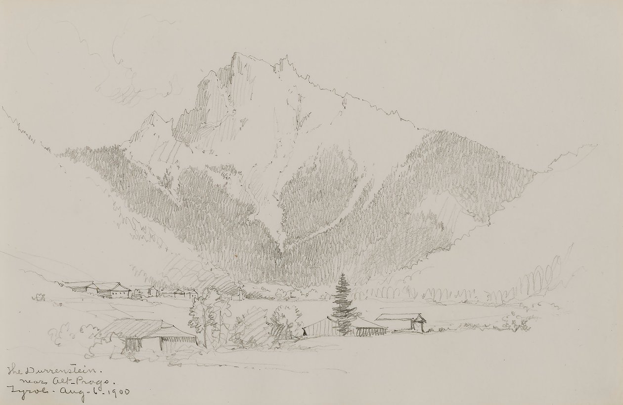 The Dürrenstein, near Alt-Prags, Tyrol by George Elbert Burr