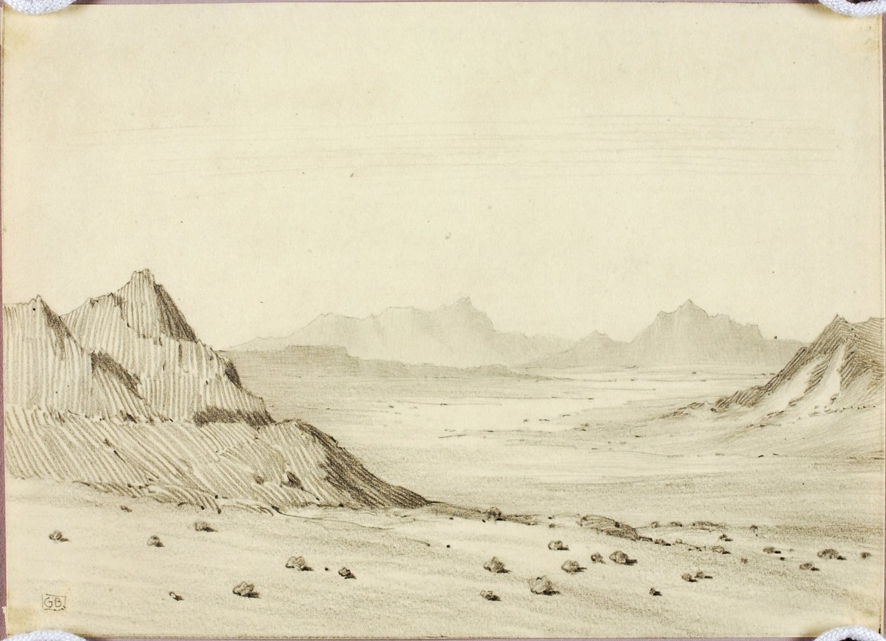 Untitled (drawing for print) by George Elbert Burr