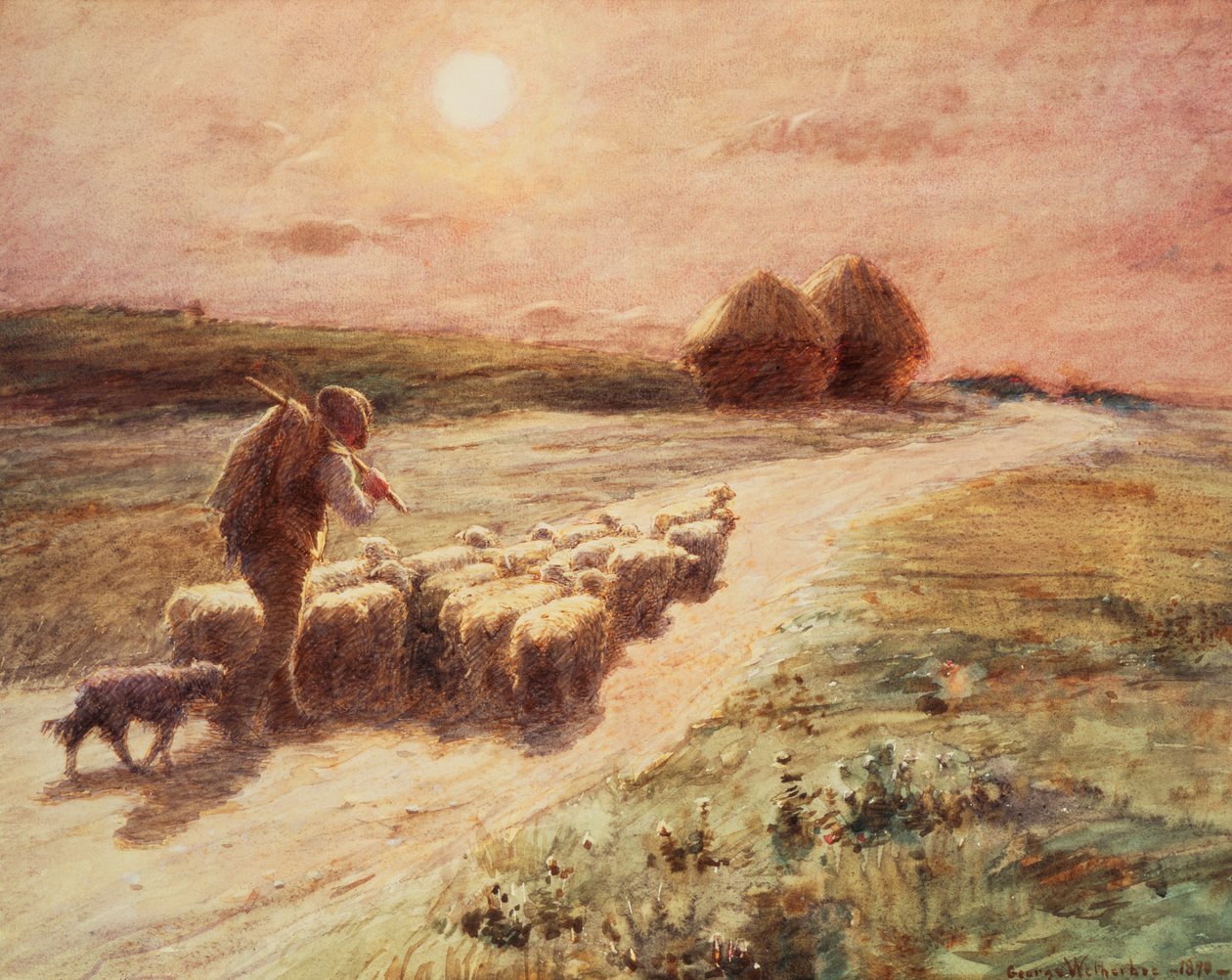 End of the Day by George Faulkner Wetherbee: Fine art print