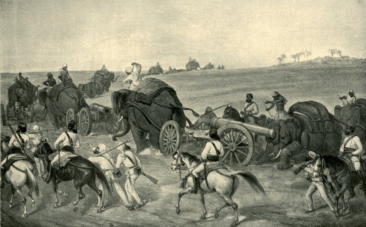The Advance of the Siege Train to Delhi, 1857 by George Francklin Atkinson