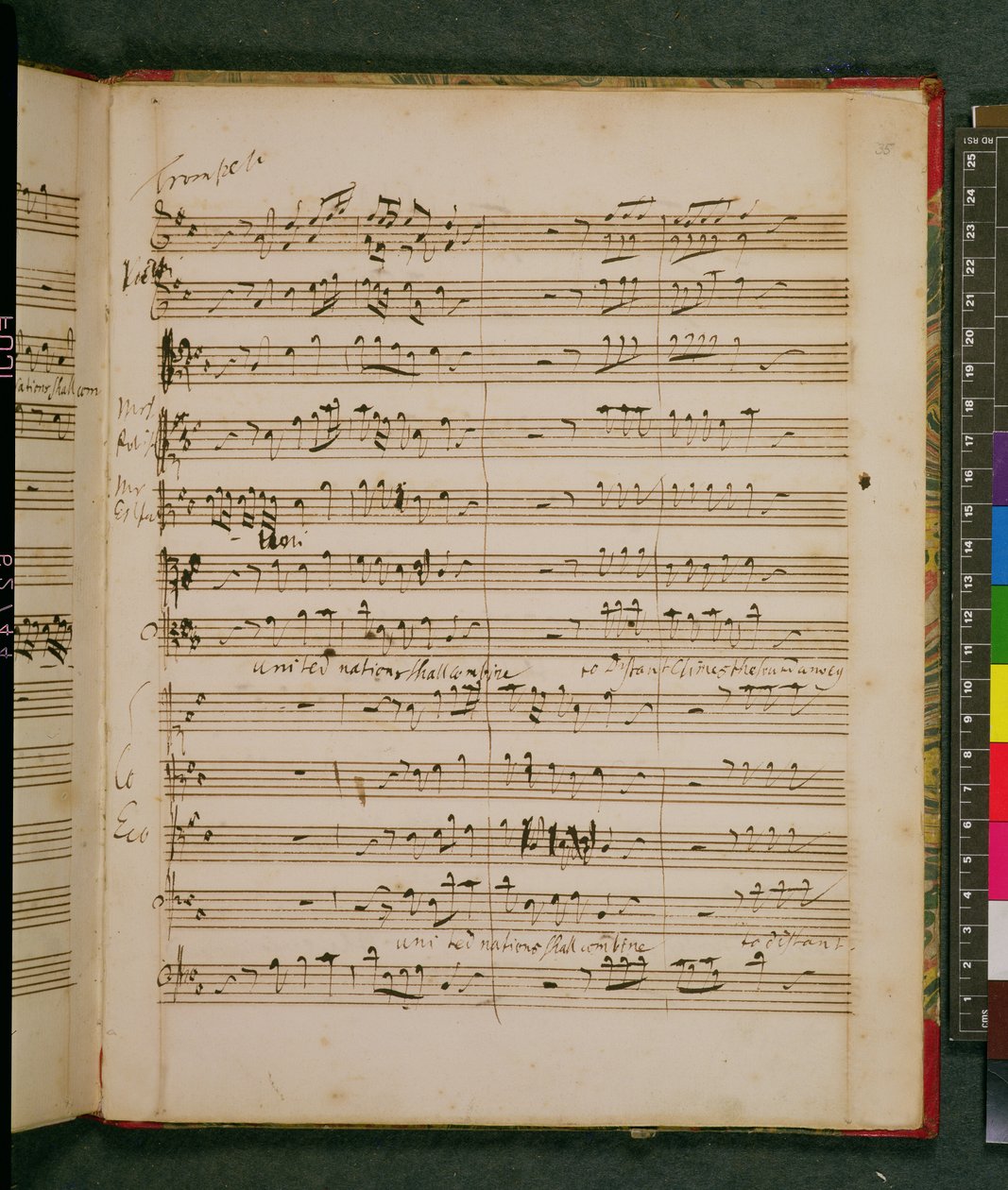 Original Score for Handel