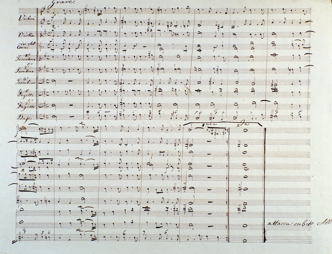 Page of the Opening of the Score 