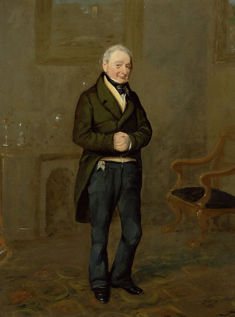 Portrait of a Household Steward of Bramham Park, Yorkshire, identified ...