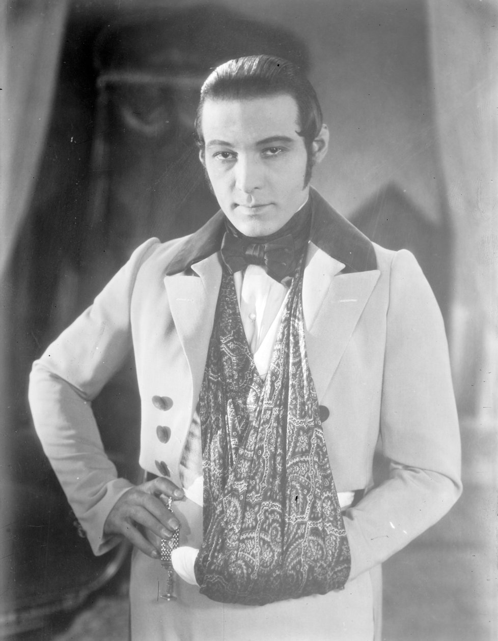Valentino on the Set of 