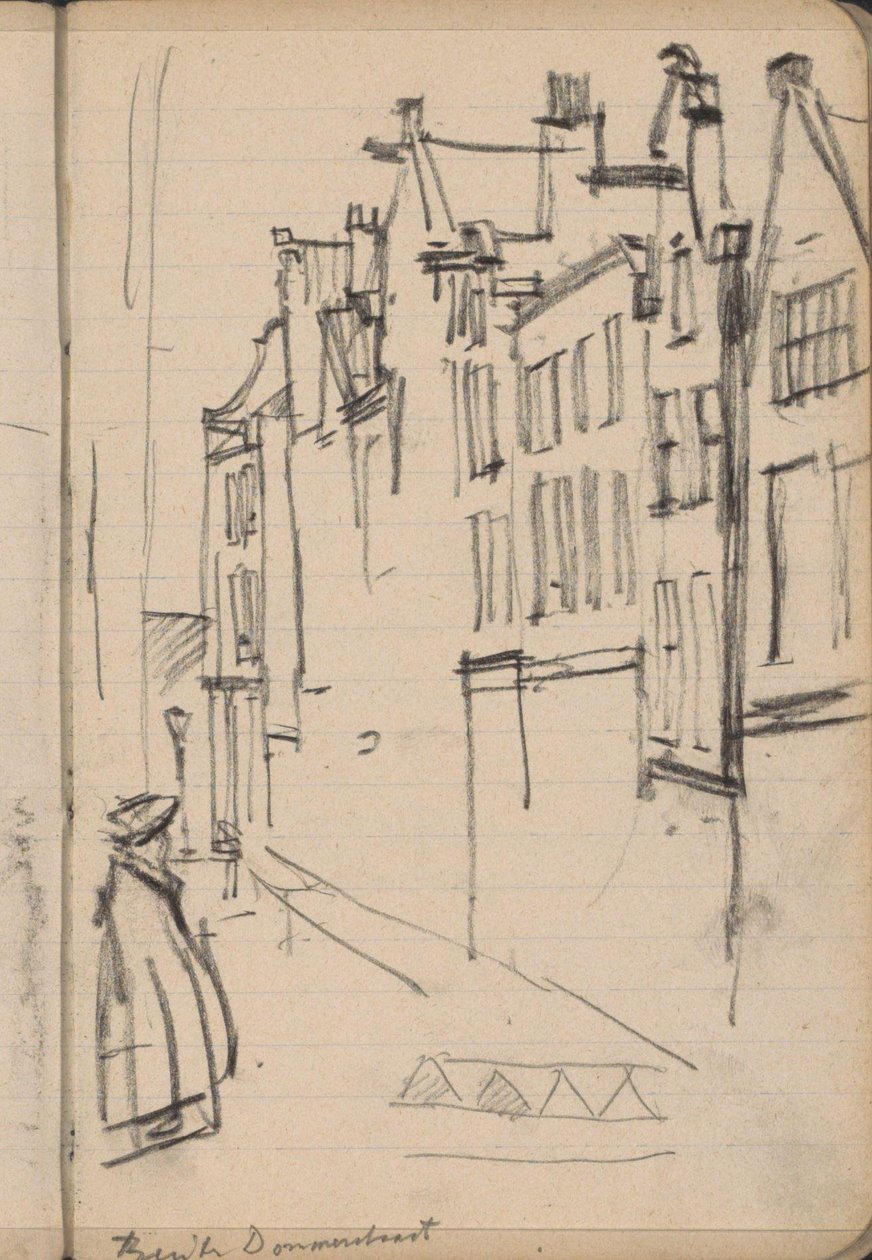 View of the Buiten Dommersstraat in Amsterdam by George Hendrik Breitner